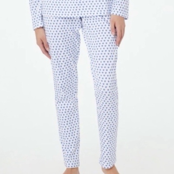 Roller Rabbit Other - Roller Rabbit Blue Heart Pajama Pants XS EUC